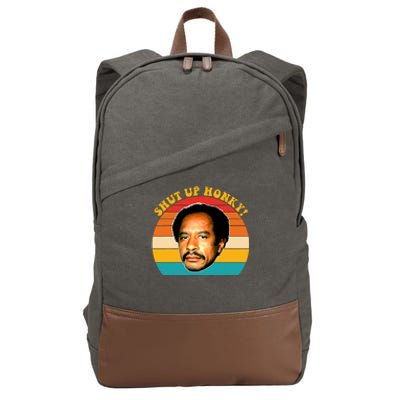 Shut Up Honky Vintage Cotton Canvas Backpack