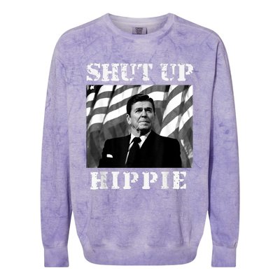 Shut Up Hippie Colorblast Crewneck Sweatshirt