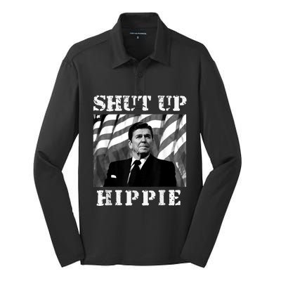 Shut Up Hippie Silk Touch Performance Long Sleeve Polo