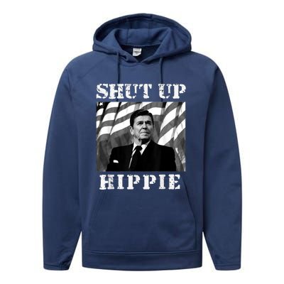 Shut Up Hippie Performance Fleece Hoodie