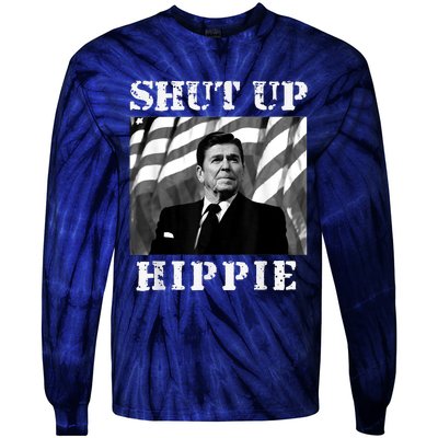 Shut Up Hippie Tie-Dye Long Sleeve Shirt