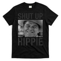 Shut Up Hippie Ronald Reagan Anti Liberal Republican T-Shirt