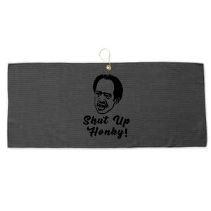 Shut Up Honky! Large Microfiber Waffle Golf Towel