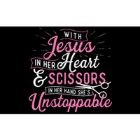 SheS Unstoppable Hairdresser Scissors Hair Stylist Salon Bumper Sticker