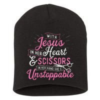 SheS Unstoppable Hairdresser Scissors Hair Stylist Salon Short Acrylic Beanie