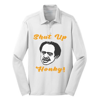 Shut Up Honky Silk Touch Performance Long Sleeve Polo