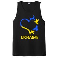 Support Ukraine Heart Doves PosiCharge Competitor Tank