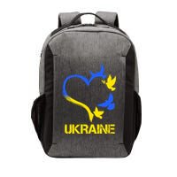 Support Ukraine Heart Doves Vector Backpack