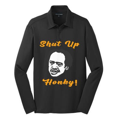 Shut Up Honky Silk Touch Performance Long Sleeve Polo