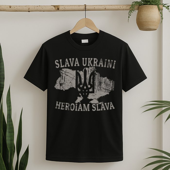 Slava Ukraini Heroiam Slava Glory To Heroes Glory To Ukraine T-Shirt
