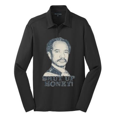 Shut Up Honky Silk Touch Performance Long Sleeve Polo