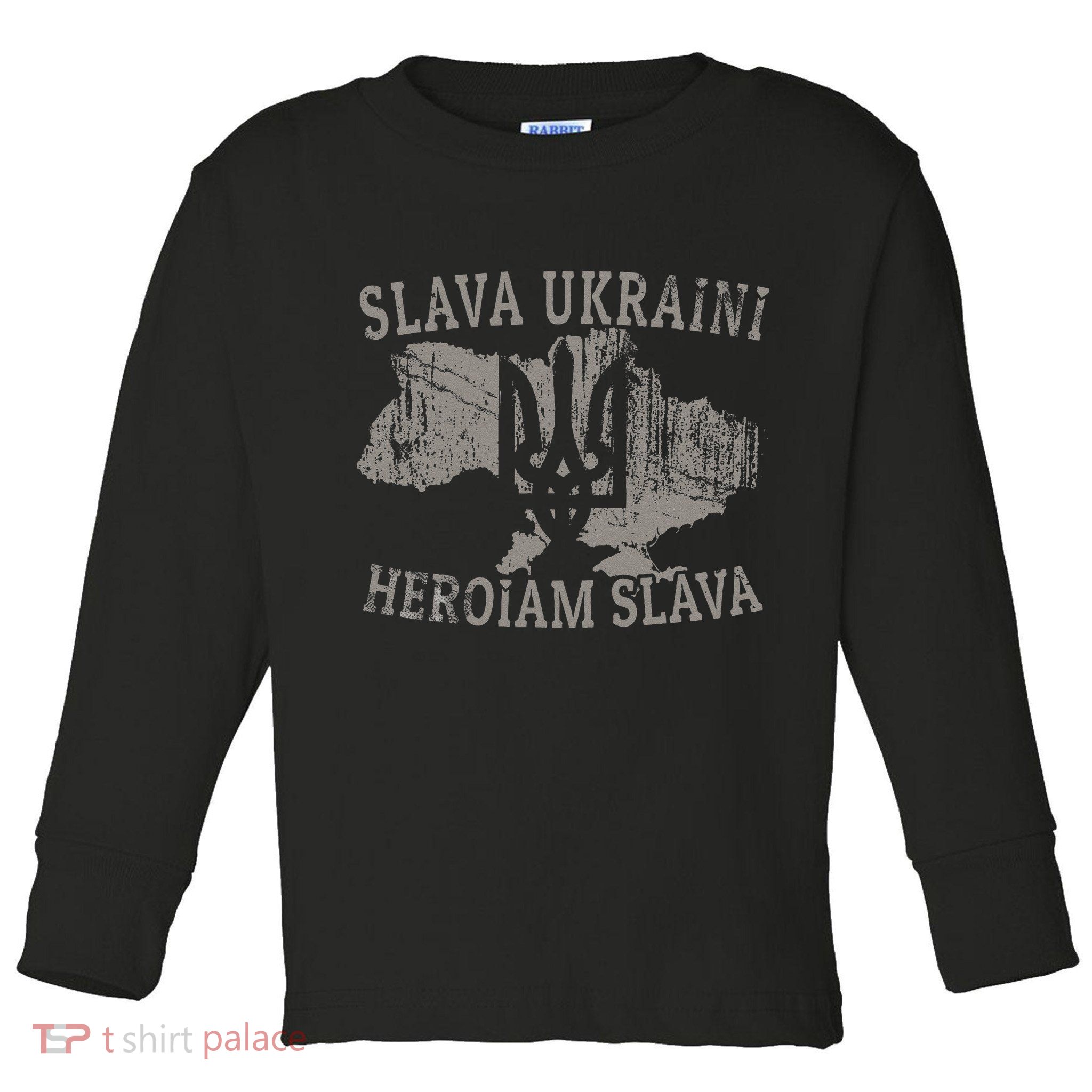 Slava Ukraini Heroiam Slava Glory To Heroes Glory To Ukraine Toddler Long Sleeve Shirt