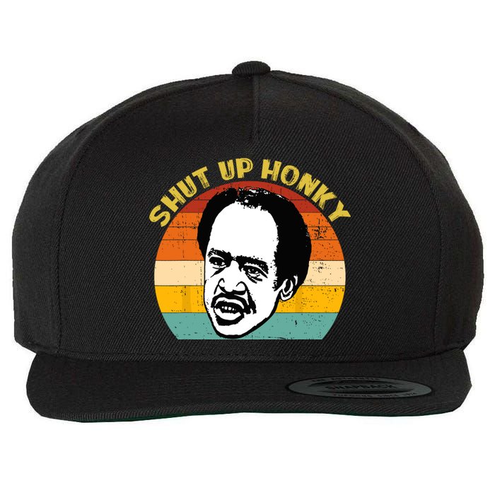 Shut Up Honky Vintage Wool Snapback Cap