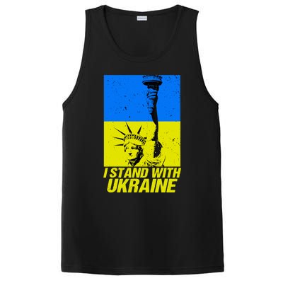 Support Ukraine I Stand With Ukraine Ukrainian Flag PosiCharge Competitor Tank