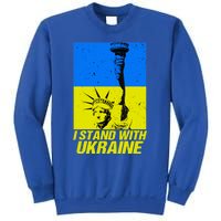 Support Ukraine I Stand With Ukraine Ukrainian Flag Sweatshirt