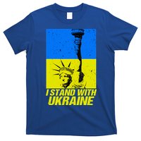 Support Ukraine I Stand With Ukraine Ukrainian Flag T-Shirt
