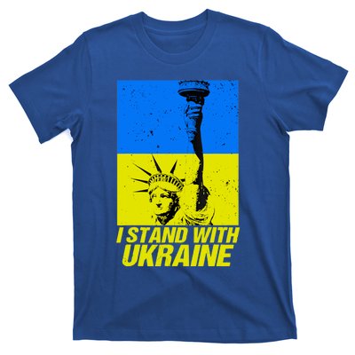 Support Ukraine I Stand With Ukraine Ukrainian Flag T-Shirt