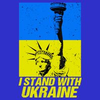 Support Ukraine I Stand With Ukraine Ukrainian Flag T-Shirt