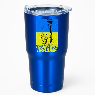 Support Ukraine I Stand With Ukraine Ukrainian Flag Tumbler