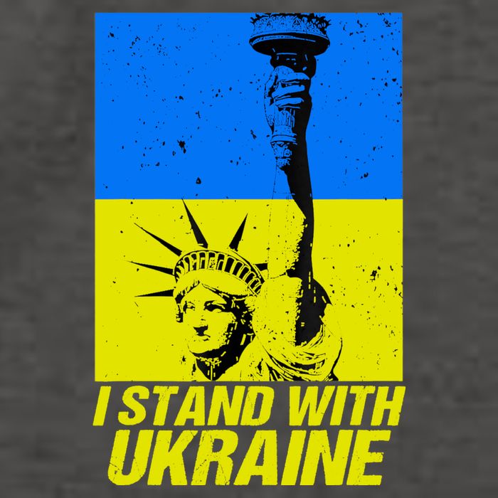 Support Ukraine I Stand With Ukraine Ukrainian Flag Vector Backpack