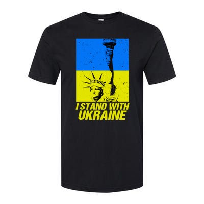 Support Ukraine I Stand With Ukraine Ukrainian Flag Softstyle® CVC T-Shirt