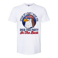 Speak Up I CanT Hear You Over This Party In The Back Mullet Softstyle CVC T-Shirt