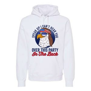 Speak Up I CanT Hear You Over This Party In The Back Mullet Premium Hoodie