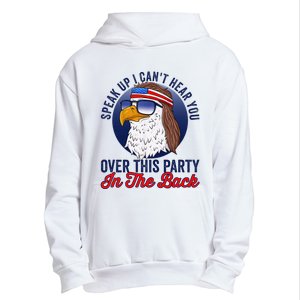 Speak Up I CanT Hear You Over This Party In The Back Mullet Urban Pullover Hoodie