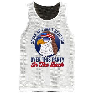 Speak Up I CanT Hear You Over This Party In The Back Mullet Mesh Reversible Basketball Jersey Tank