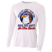 Speak Up I CanT Hear You Over This Party In The Back Mullet Cooling Performance Long Sleeve Crew