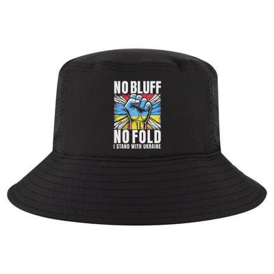 Support Ukraine I Stand With Ukraine Flag Apparel Cool Comfort Performance Bucket Hat