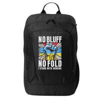 Support Ukraine I Stand With Ukraine Flag Apparel City Backpack