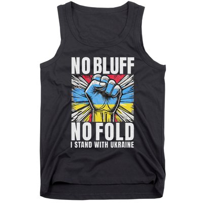 Support Ukraine I Stand With Ukraine Flag Apparel Tank Top