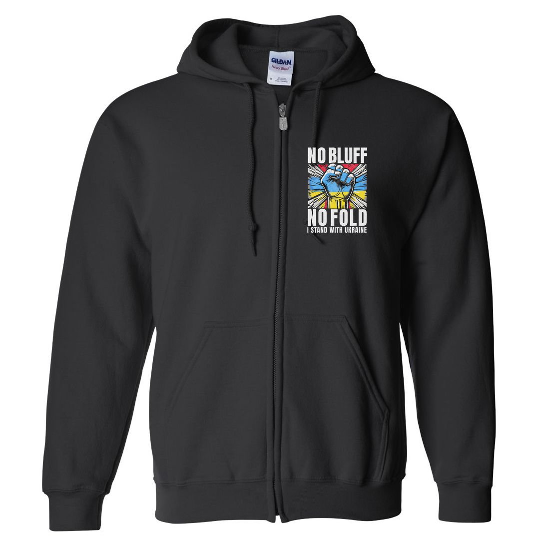 Support Ukraine I Stand With Ukraine Flag Apparel Full Zip Hoodie