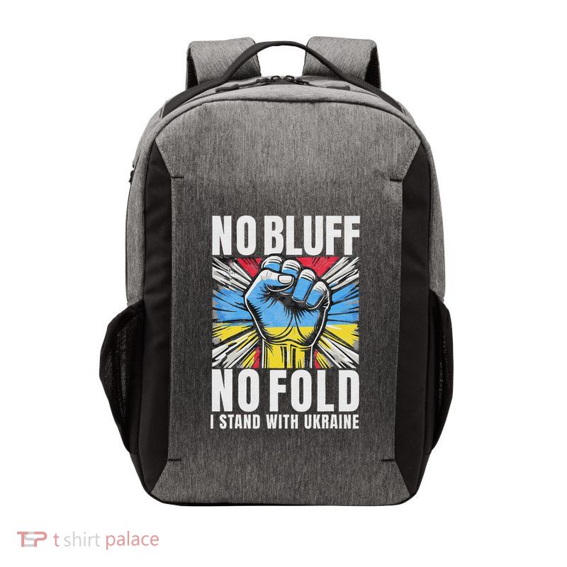 Support Ukraine I Stand With Ukraine Flag Apparel Vector Backpack