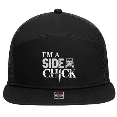 Sxs Utv IM A Side By Side Chick Canam Defender 7 Panel Mesh Trucker Snapback Hat