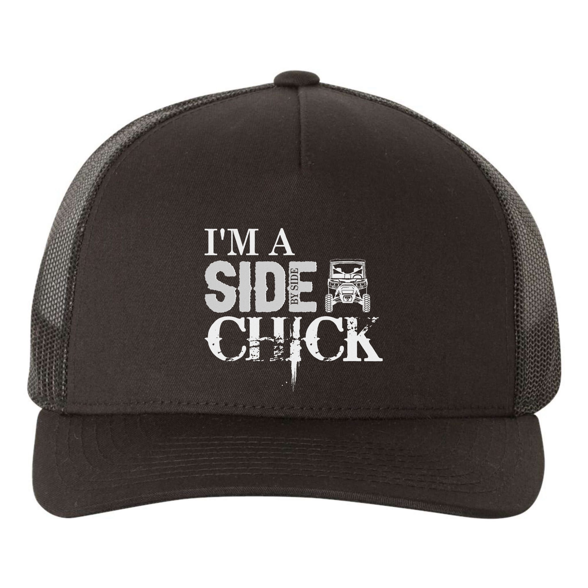 Sxs Utv IM A Side By Side Chick Canam Defender Yupoong Adult 5-Panel Trucker Hat