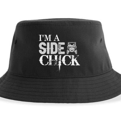 Sxs Utv IM A Side By Side Chick Canam Defender Sustainable Bucket Hat