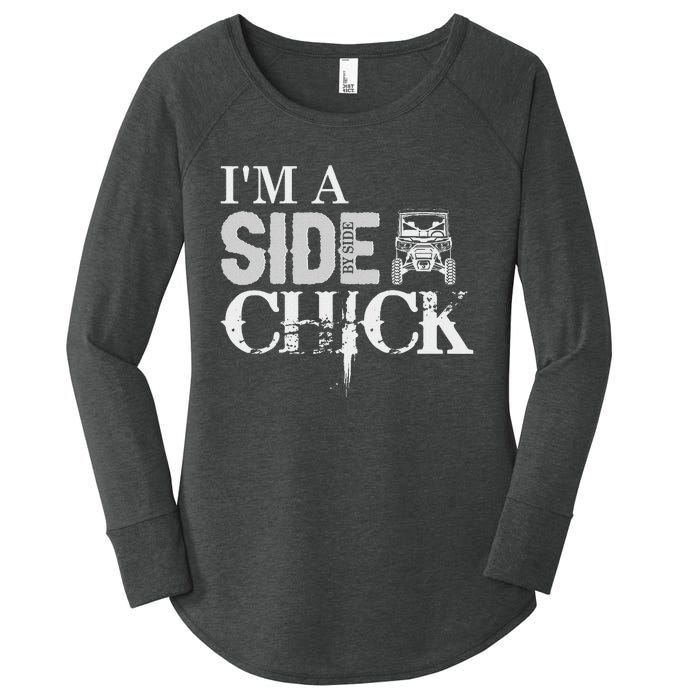 Sxs Utv IM A Side By Side Chick Canam Defender Women's Perfect Tri Tunic Long Sleeve Shirt