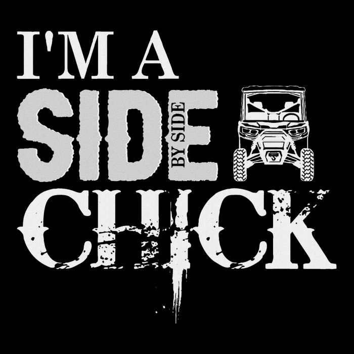 Sxs Utv IM A Side By Side Chick Canam Defender Flat Bill Trucker Hat