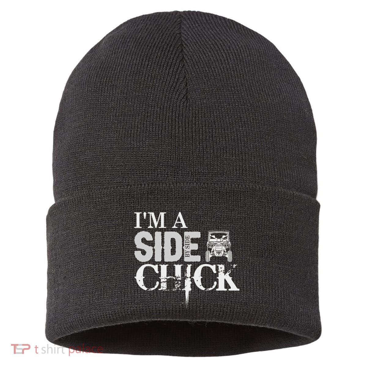 Sxs Utv IM A Side By Side Chick Canam Defender Sustainable Knit Beanie