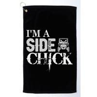 Sxs Utv IM A Side By Side Chick Canam Defender Golf Towel