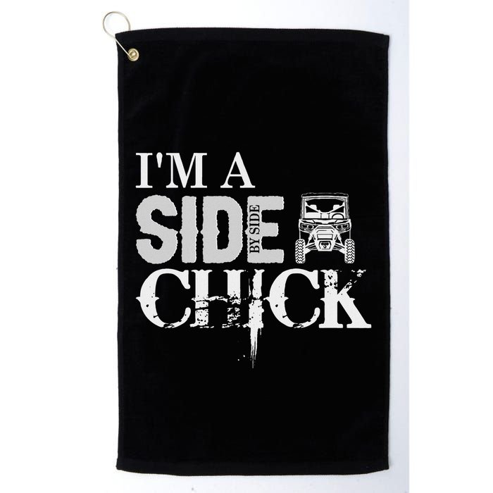 Sxs Utv IM A Side By Side Chick Canam Defender Golf Towel