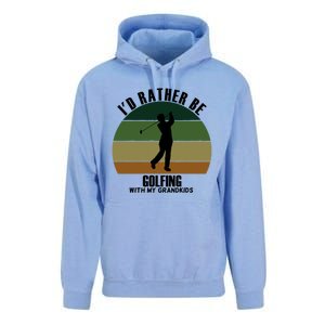 Special Unique Id Rather Be Golfing My Grand Meaningful Gift Unisex Surf Hoodie