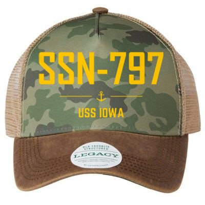 SSN797 USS Iowa Legacy Tie Dye Trucker Hat