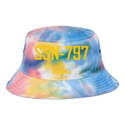 SSN797 USS Iowa Tie Dye Newport Bucket Hat