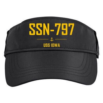 SSN797 USS Iowa Adult Drive Performance Visor