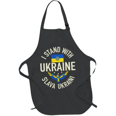Support Ukraine I Stand With Ukraine Ukrainian Flag Patriot Apron