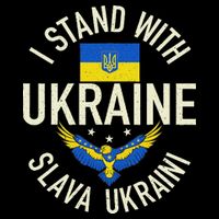Support Ukraine I Stand With Ukraine Ukrainian Flag Patriot 16 in Basic Backpack