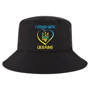 Support Ukraine I Stand With Ukraine Ukrainian Flag Gift Cool Comfort Performance Bucket Hat